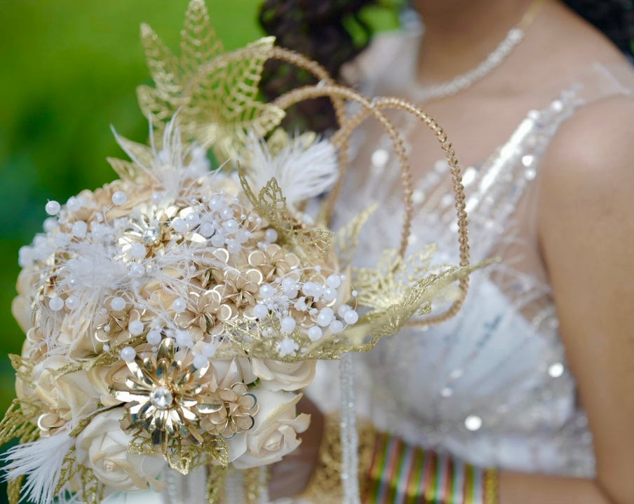 Rosa Metallica Bridal Bouquet